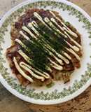 豆乳チーズと大豆ミート入りベジお好み焼き