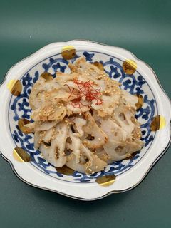 丸ごとツナ缶でレンコン炒め-レシピのメイン写真