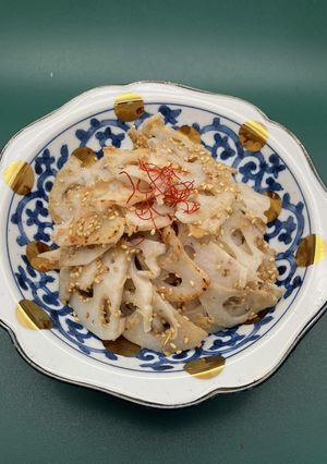 丸ごとツナ缶でレンコン炒め-レシピのメイン写真
