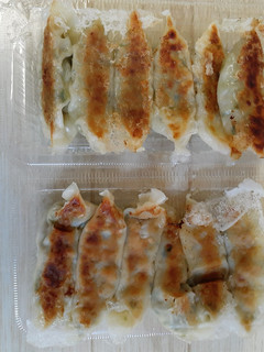 茹野菜で餃子作り卵焼き用フライパンで焼く-レシピのメイン写真