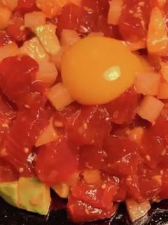 まぐろ リメイク刺身 韓国風-レシピのメイン写真