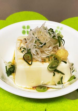 白髪ネギ☆青ネギ☆しらすの冷奴-レシピのメイン写真
