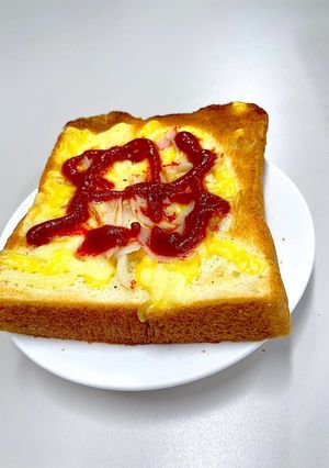 簡単!カニカマチーズで♪朝食やランチにも-レシピのメイン写真