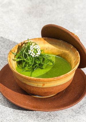 レンジで簡単！シェフの味★抹茶の茶碗蒸し-レシピのメイン写真