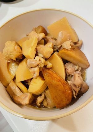 たけのこと鶏肉の煮物-レシピのメイン写真