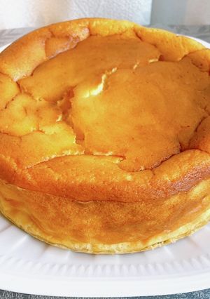 お母さんのスフレチーズケーキ-レシピのメイン写真
