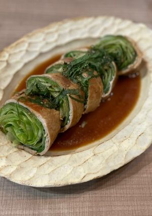 大葉とレタスの肉巻き-レシピのメイン写真
