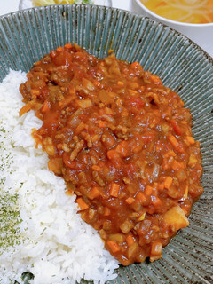 レンジでトマトキーマカレー-レシピのメイン写真