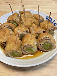 豚バラと長ネギの油あげロール巻き-レシピのメイン写真