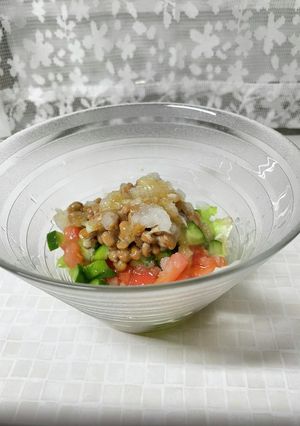 納豆ベジサラダ-レシピのメイン写真