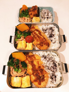 息子たち、娘 弁当 23/4/20-レシピのメイン写真