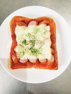 簡単ピザ風トースト-レシピのメイン写真