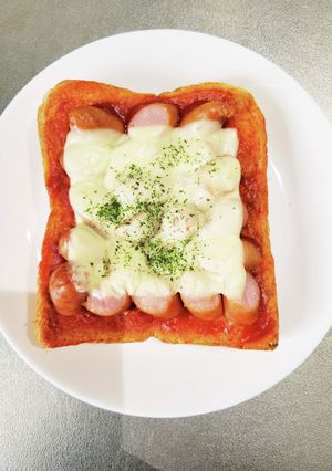 簡単ピザ風トースト-レシピのメイン写真