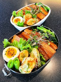 高校生弁当2023 4月20角煮丼弁当-レシピのメイン写真