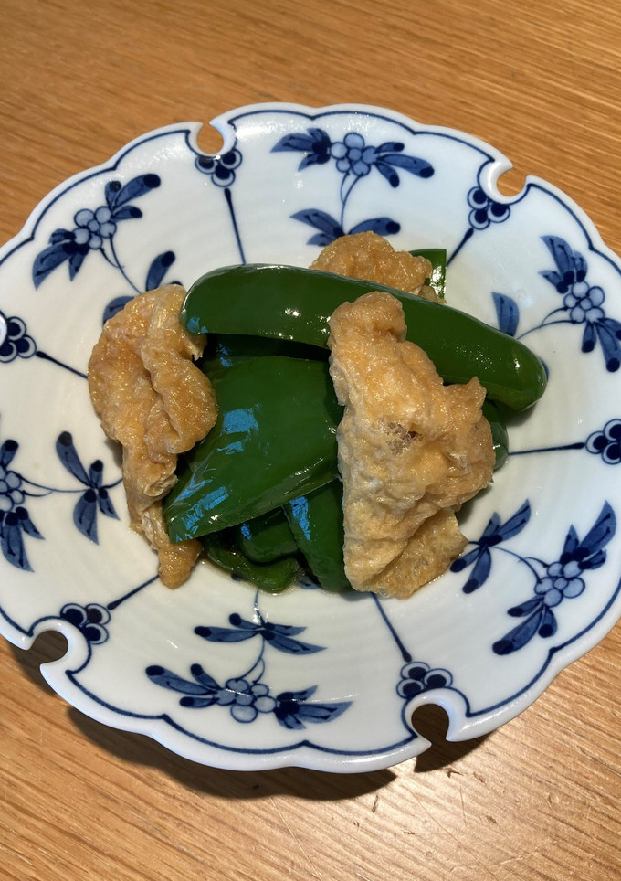 簡単レシピ☆ピーマンと油揚げのさっと煮-レシピのメイン写真