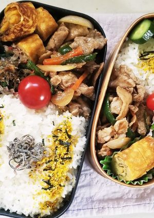 野菜炒め弁当(4.20)-レシピのメイン写真