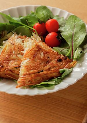 冷凍焼ビーフンで♪じゃがいものガレット風-レシピのメイン写真