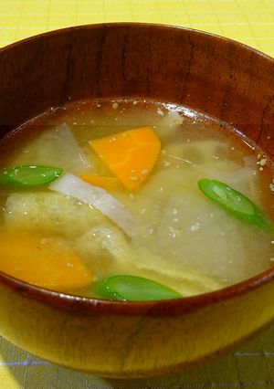 根菜のごまみそ汁-レシピのメイン写真