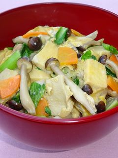 高野豆腐の卵とじ丼-レシピのメイン写真