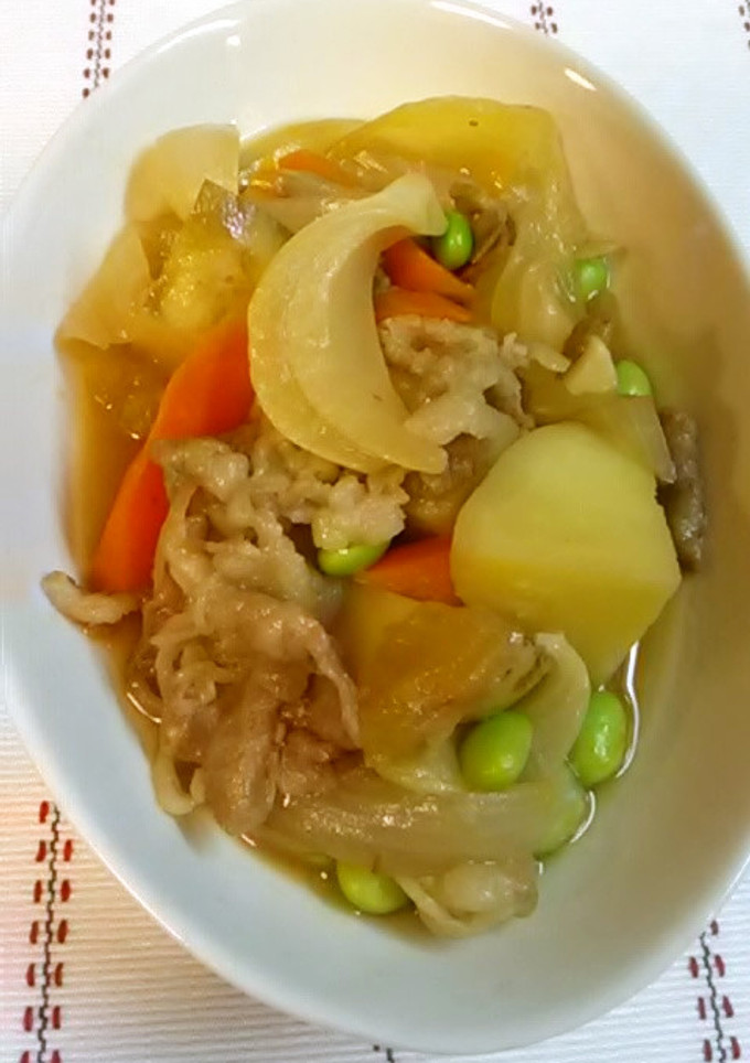 肉じゃが　新じゃがと新玉ねぎを使って-レシピのメイン写真