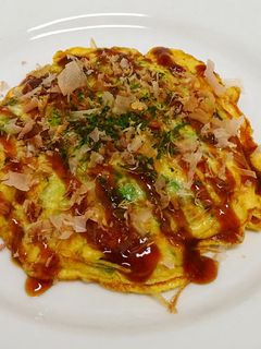 お好み焼き風卵焼き-レシピのメイン写真