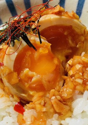 インスタで５００人が保存した絶品麻薬卵-レシピのメイン写真
