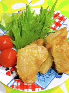 筍の煮物の残りで 天ぷら たけのこ 簡単-レシピのメイン写真