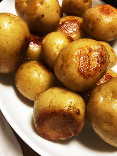 新じゃがレンチンで簡単ほくパリ炒め-レシピのメイン写真