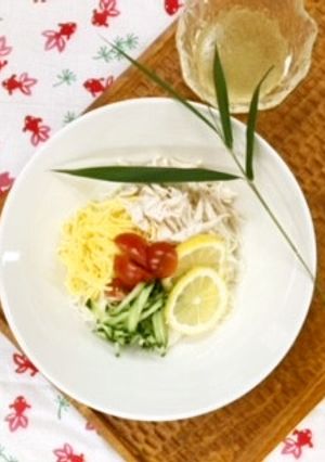 レモンのつけだれそうめん-レシピのメイン写真