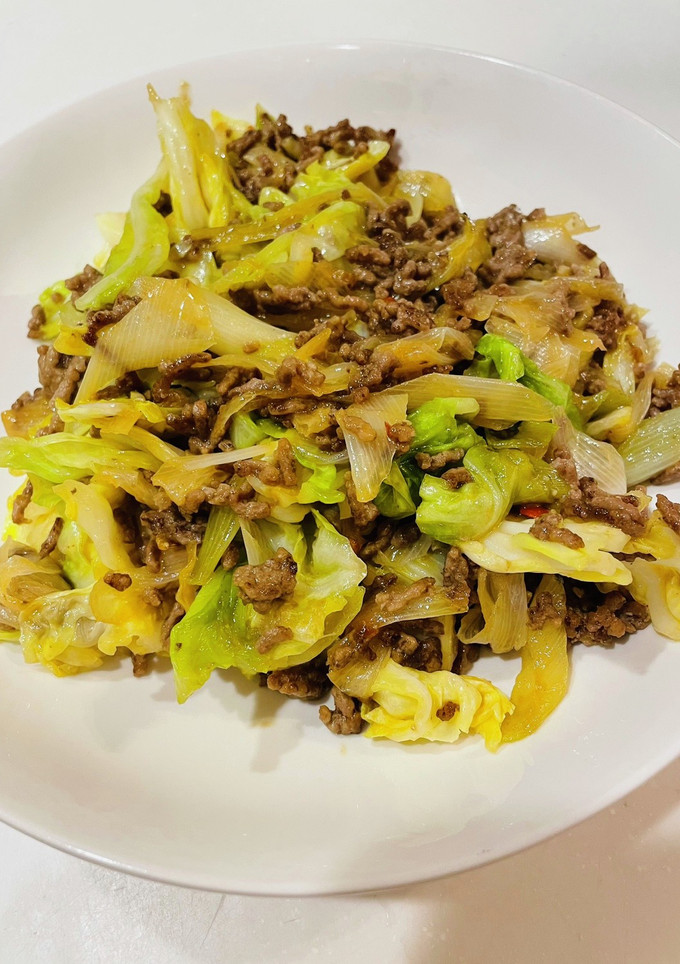 合挽き肉とキャベツの回鍋肉風炒め-レシピのメイン写真