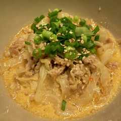 รูปของ 担々風キャベツスープ
