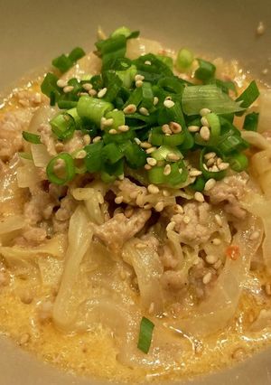 担々風キャベツスープ-レシピのメイン写真