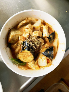 肉無豆腐きな粉簡単ボロネーゼ味野菜炒め-レシピのメイン写真