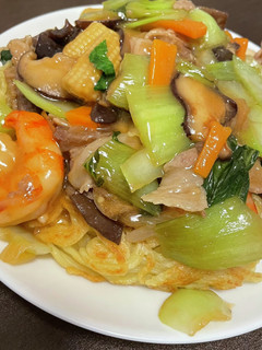 簡単五目あんかけ焼きそば-レシピのメイン写真