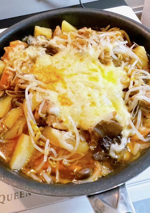 チーズタッカルビ-レシピのメイン写真