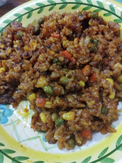 ズボラが作るキーマカレー炒飯-レシピのメイン写真