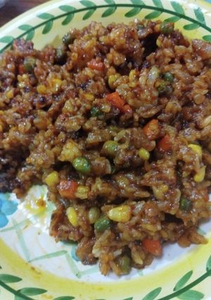 ズボラが作るキーマカレー炒飯-レシピのメイン写真