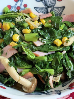 大根菜とハムの炒め物-レシピのメイン写真