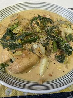 菜の花と春キャベツの鶏クリーム煮-レシピのメイン写真