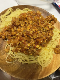 簡単ミートソースパスタ-レシピのメイン写真