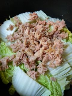 白菜とツナの重ね煮-レシピのメイン写真