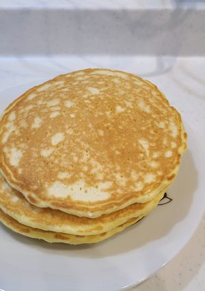 幼児食　ふわふわパンケーキ-レシピのメイン写真