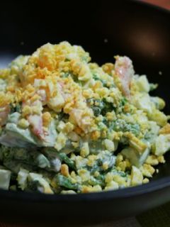 菜の花とアスパラの春サラダ-レシピのメイン写真