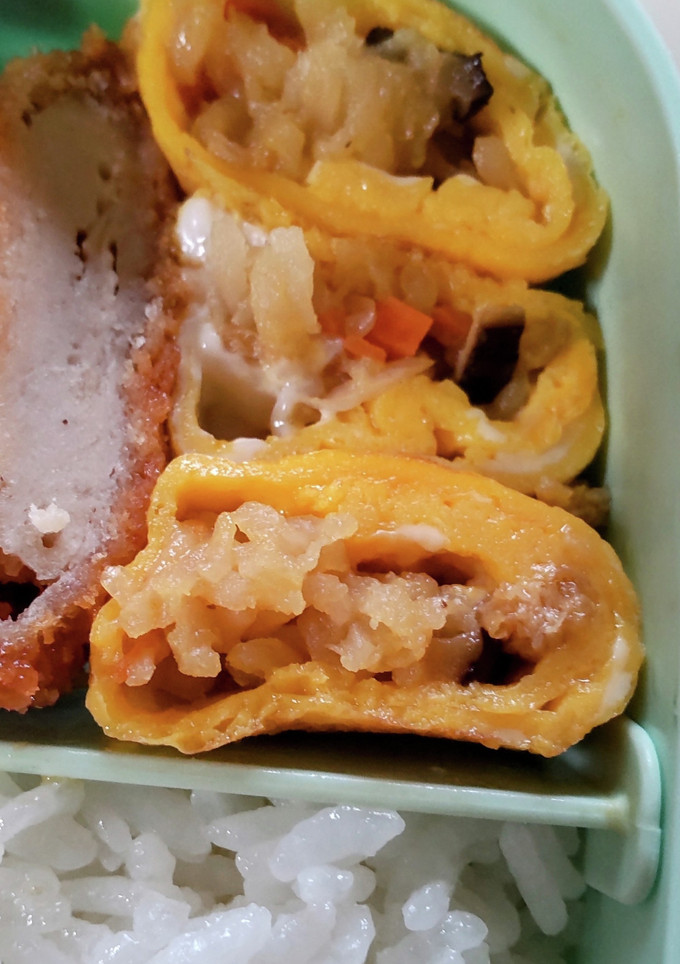 切干大根入りの卵焼きをお弁当に♪-レシピのメイン写真