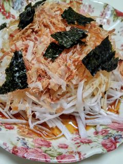 シャキシャキ大根サラダ♪麺つゆ&ポン酢で-レシピのメイン写真