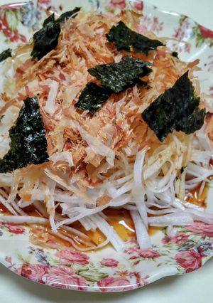 シャキシャキ大根サラダ♪麺つゆ&ポン酢で-レシピのメイン写真