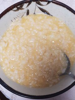 レンジで簡単★鰹しゅうゆだしたまご粥-レシピのメイン写真