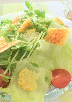 豆苗のパリパリサラダ-レシピのメイン写真