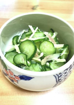 きゅうりと生姜の塩もみ-レシピのメイン写真