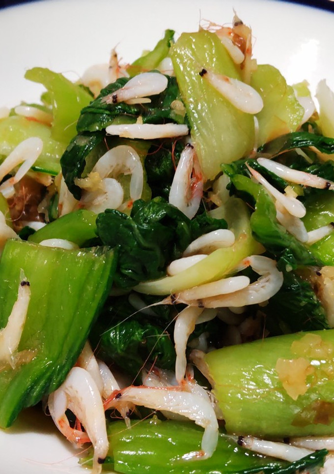 釜揚げ小えびと青梗菜の和え物-レシピのメイン写真